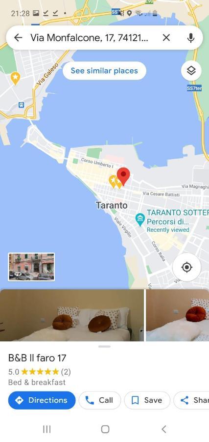 Il Faro 17 Bed and Breakfast Tarente Buitenkant foto